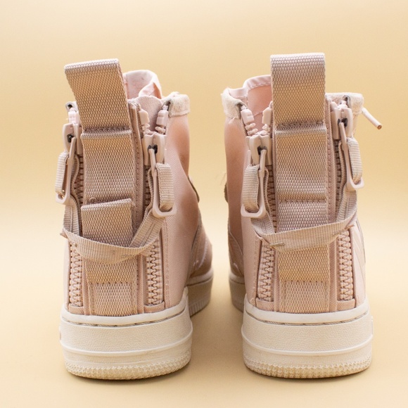 Nike SF Air Force 1 Mid Particle Beige Shoes AA3966-201 Women's Size 8 - Picture 4 of 8
